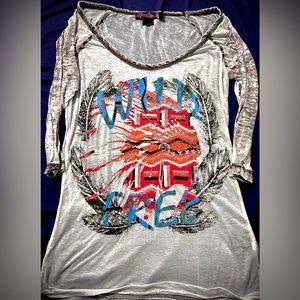 Wild and free tshirt